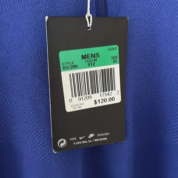 Nike Golf Lightweight Pullover Mens XL NWT - Picture 4 of 5